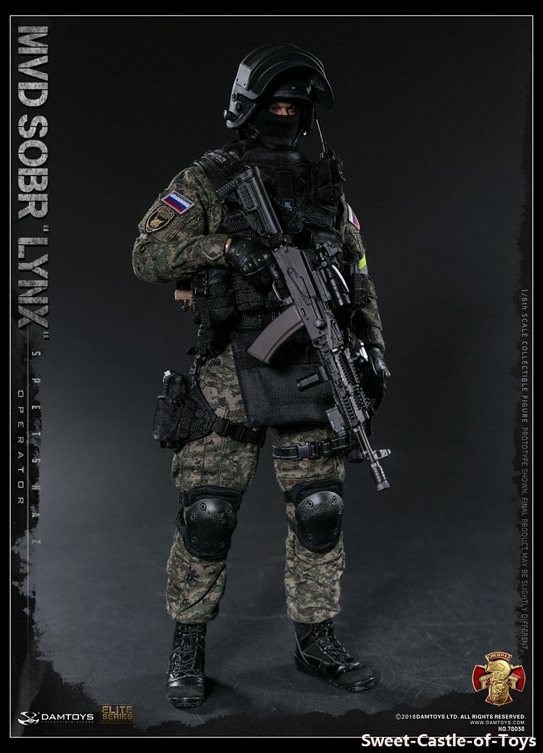 1/6 Dam Toys Damtoys Military Figure Russian Spetsnaz MVD
